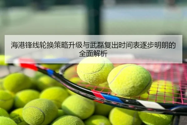 海港锋线轮换策略升级与武磊复出时间表逐步明朗的全面解析